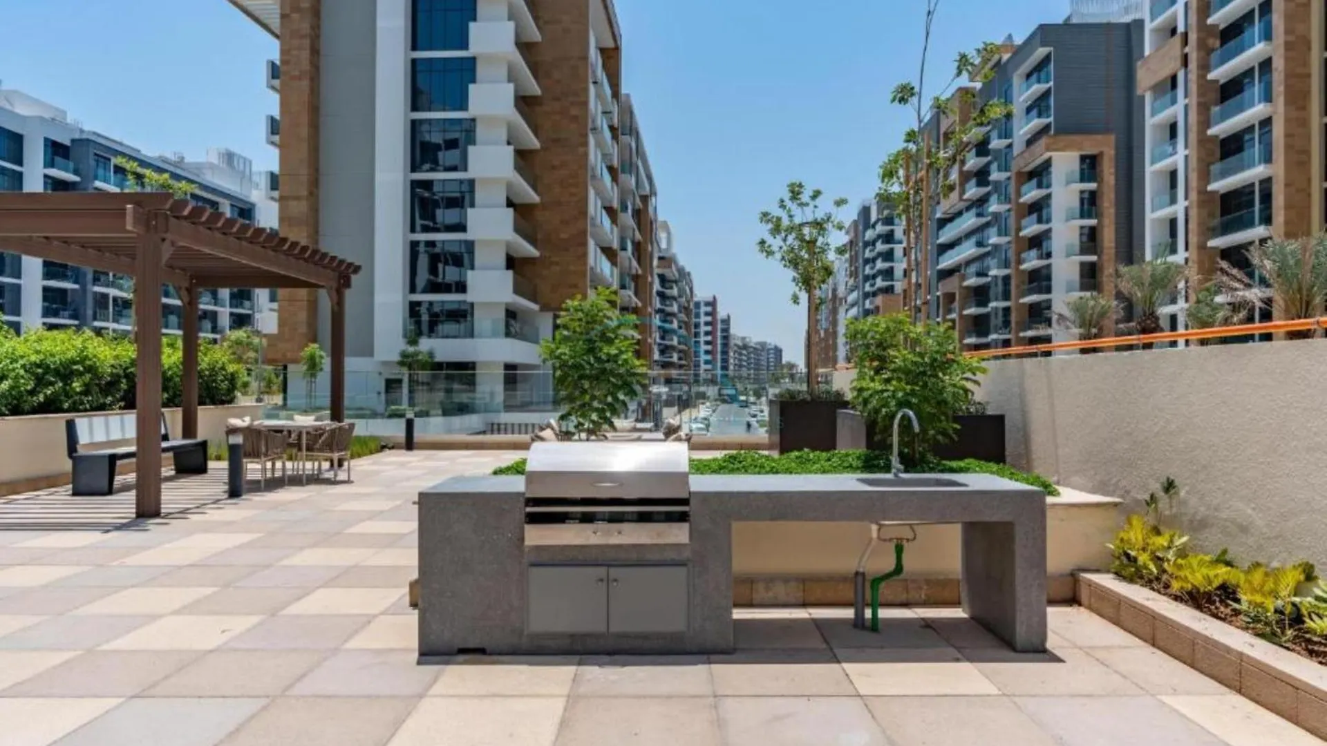 Community View Studio With Balcony, Azizi Riviera 24, Al Merkadh By Deluxe Holiday Homes Dubai Apartment